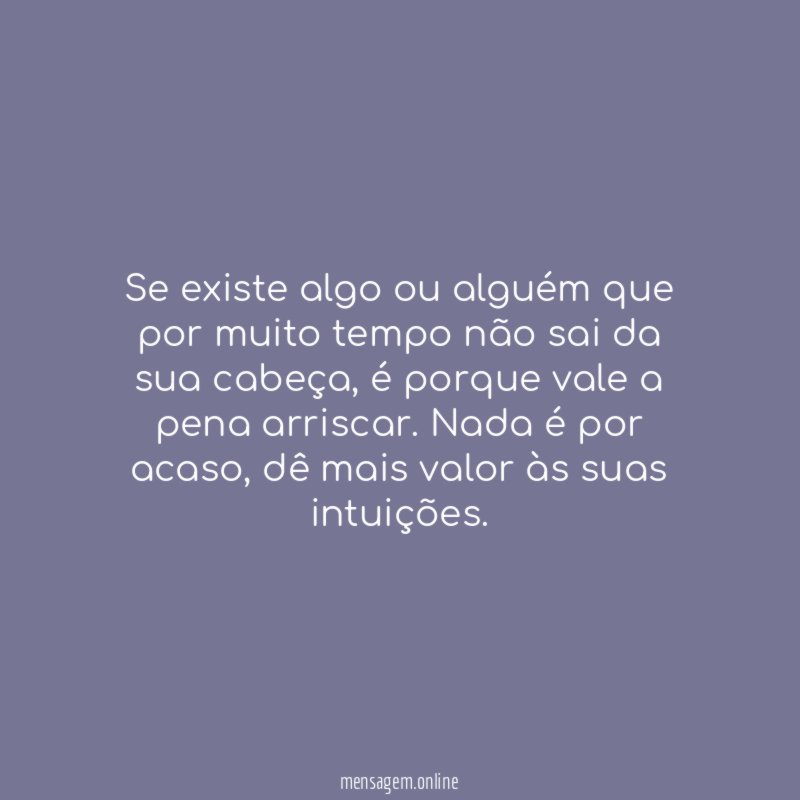 Valorize suas intuições