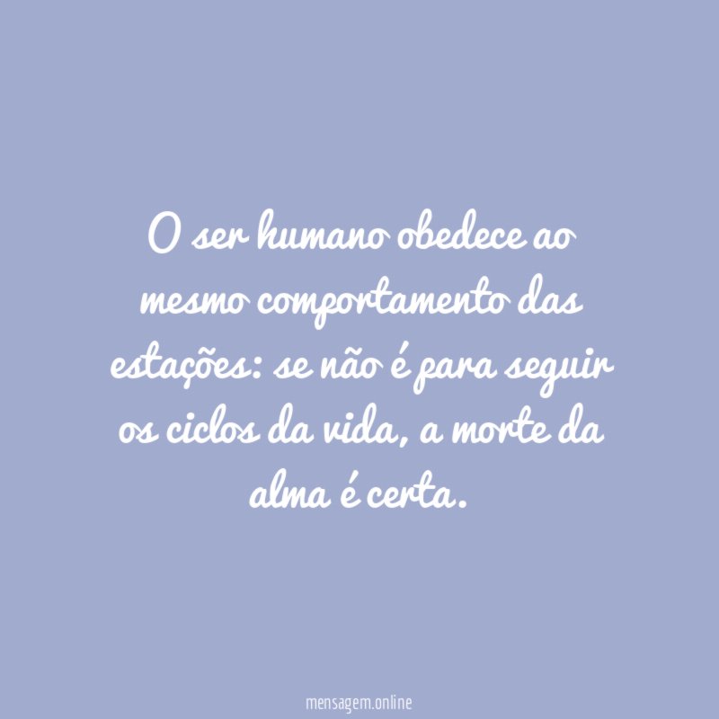 Morte da alma