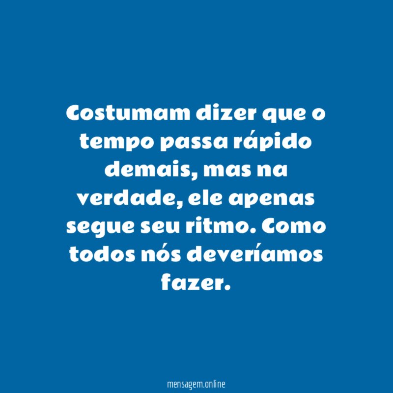 Seguindo o ritmo