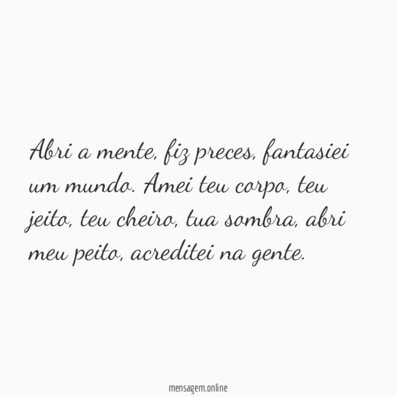 Abri a mente