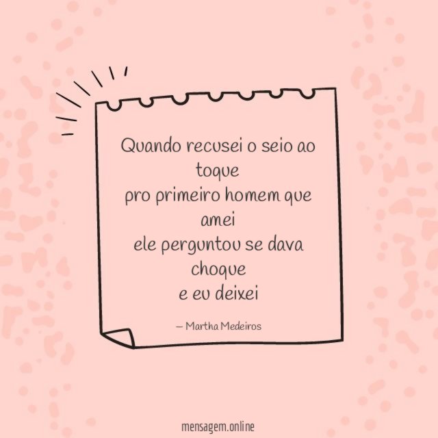 Quando recusei o seio ao toque pro primeiro homem
