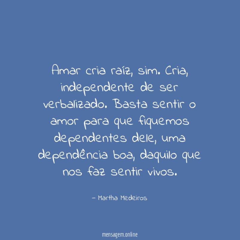 Amar cria raíz