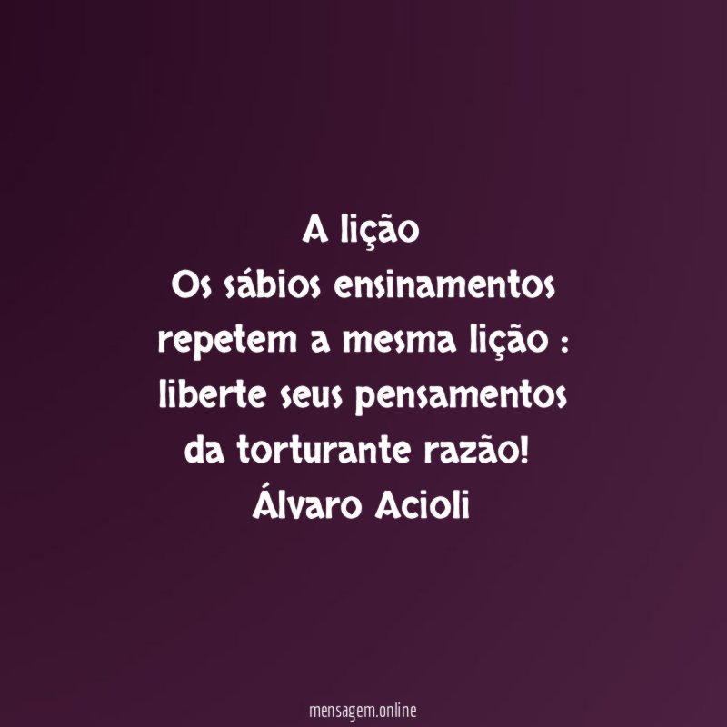 A lição
