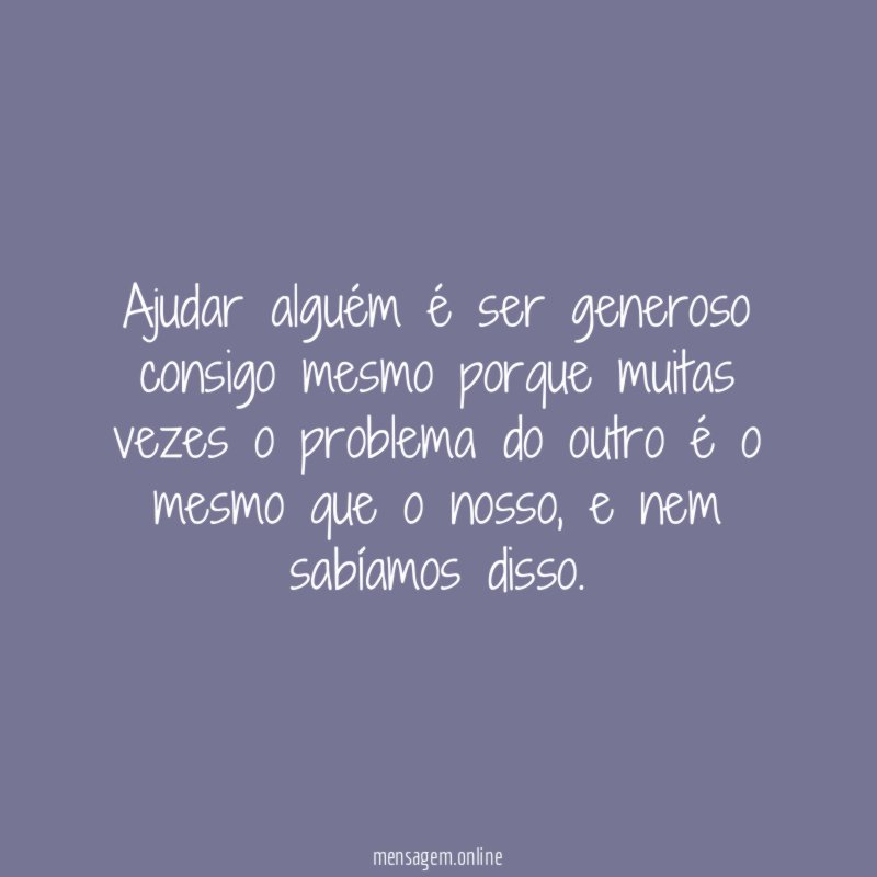 Nos ajudando
