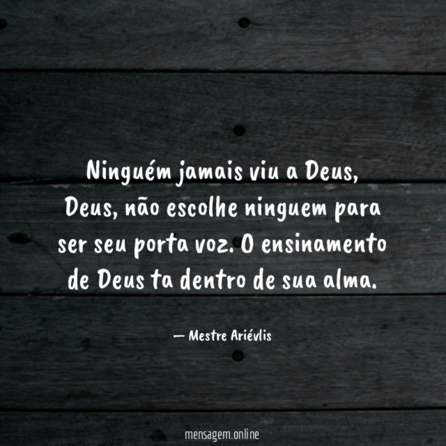 Ninguém jamais viu a Deus
