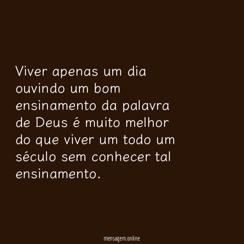 Viver apenas um dia ouvindo um bom