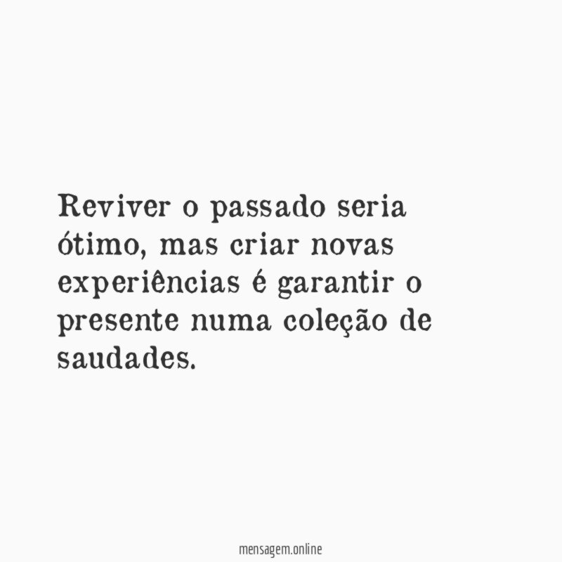 Coleção de saudades