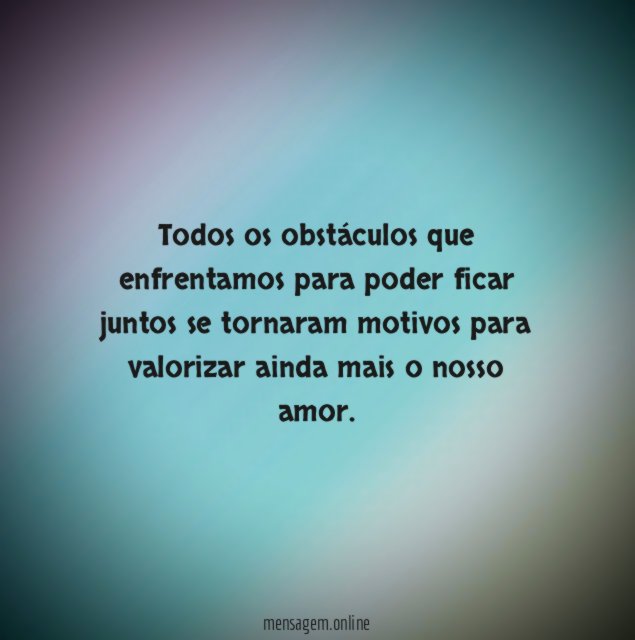 Valor do amor