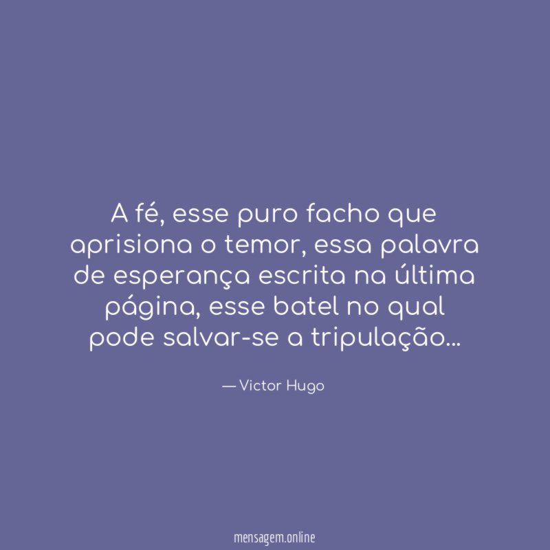 A fé