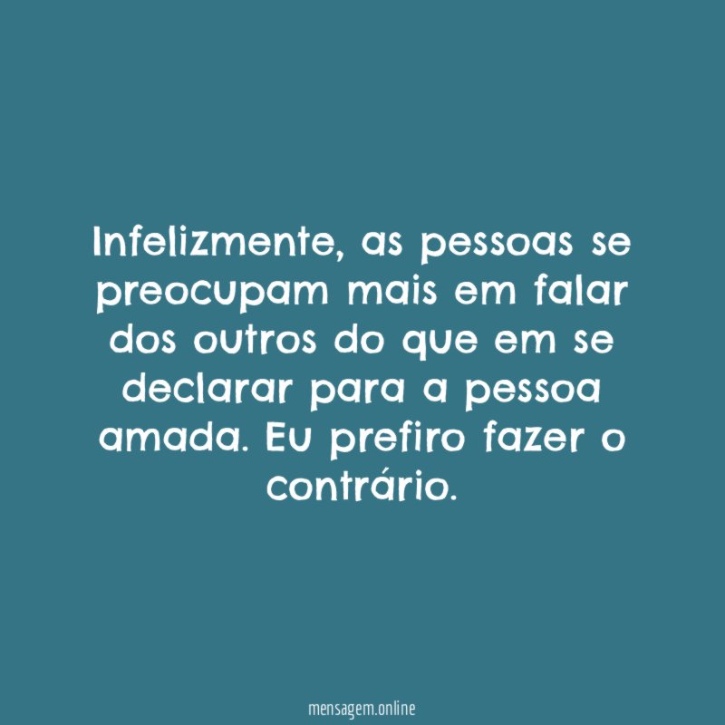 Falam demais