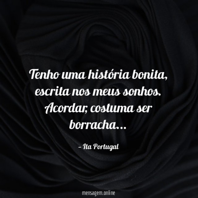 Tenho uma história bonita