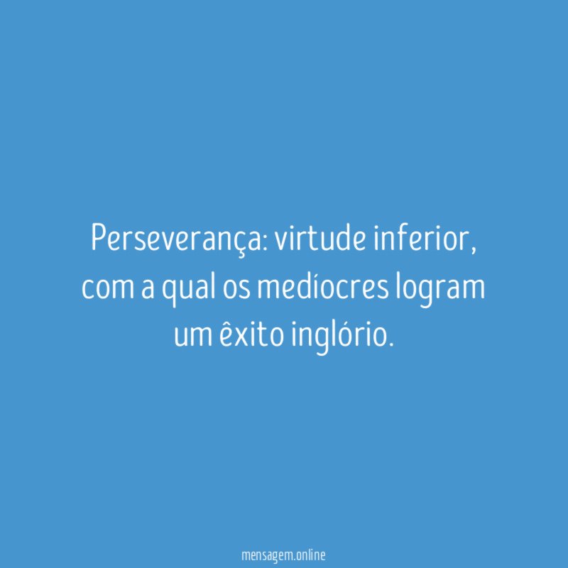 Perseverança
