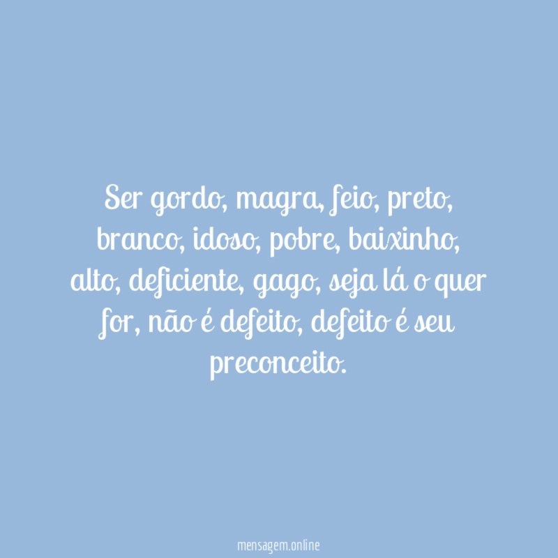 Ser gordo