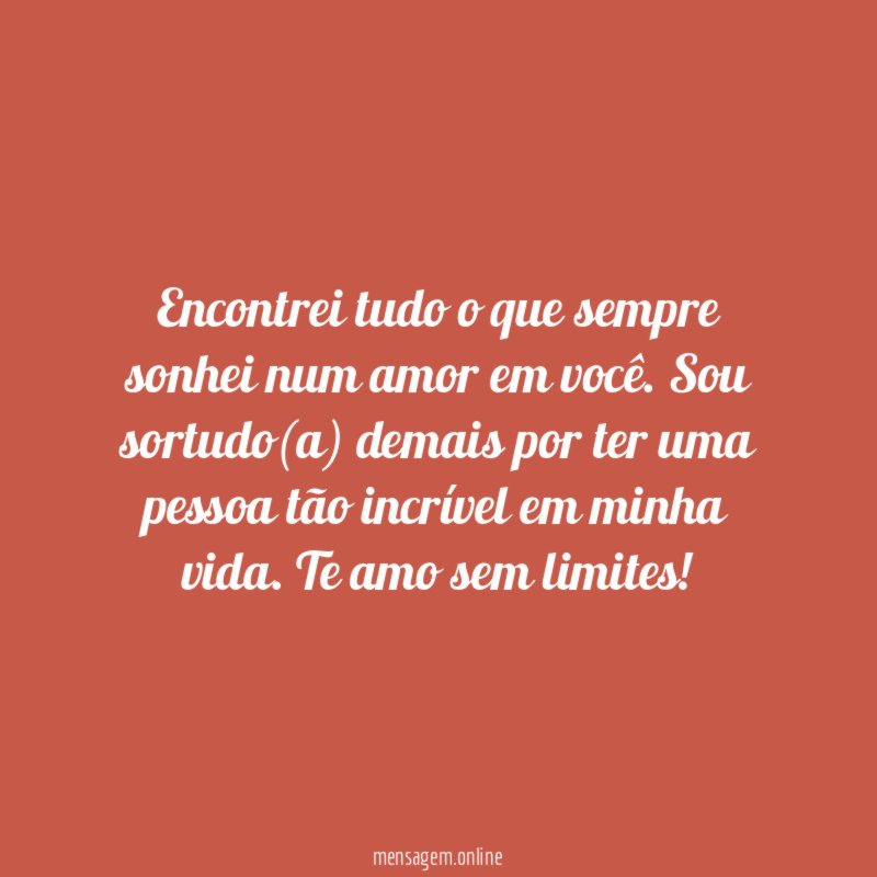 Tudo o que sempre sonhei