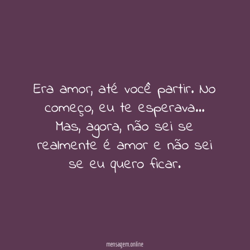 Você me deixou e eu te deixei ir