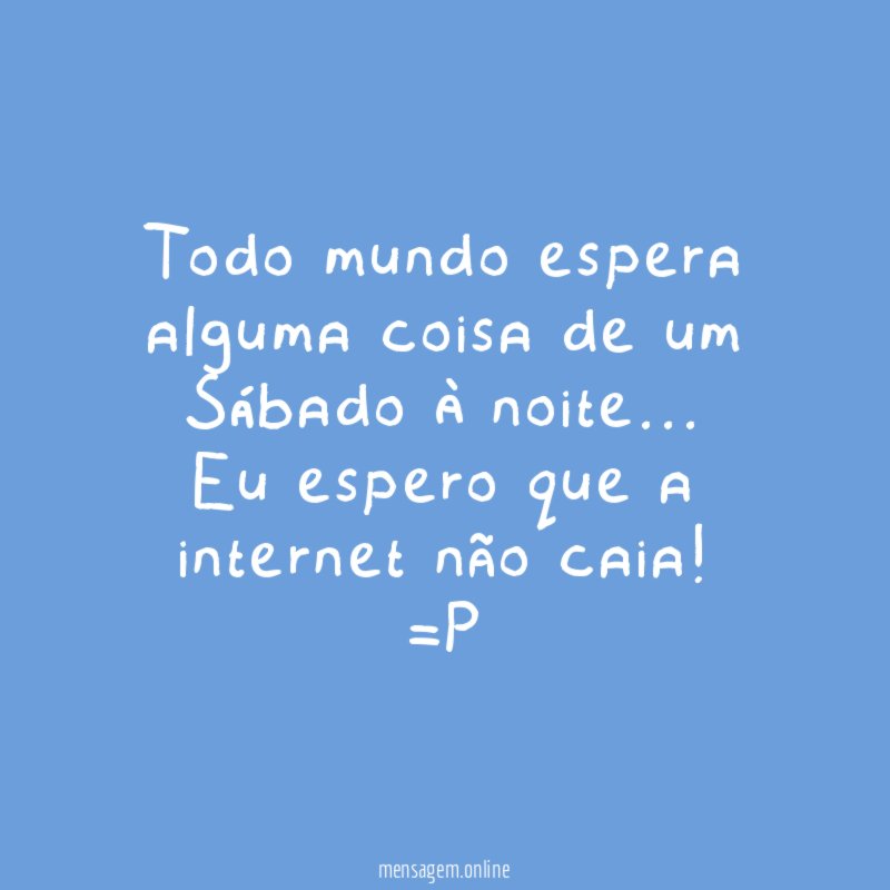 Todo mundo espera alguma coisa de um Sábado à noite