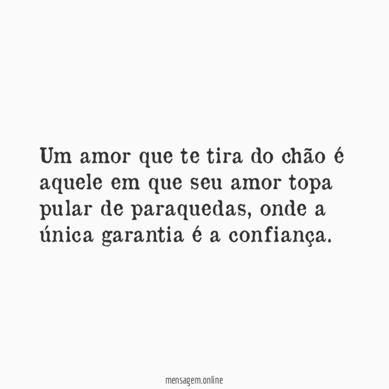 Confiança garantida