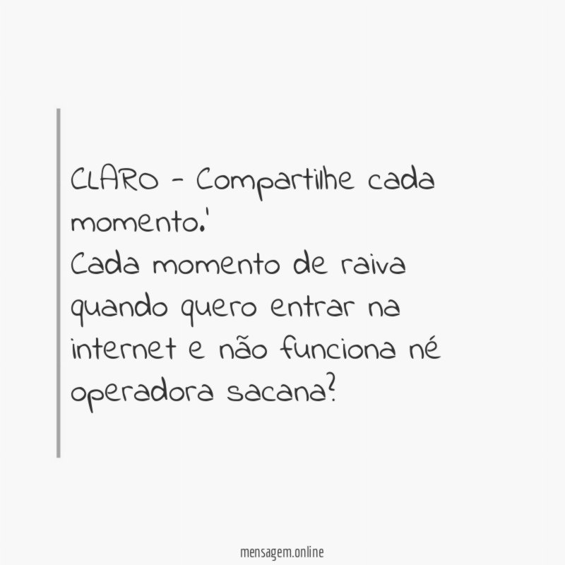 CLARO - Compartilhe cada momento