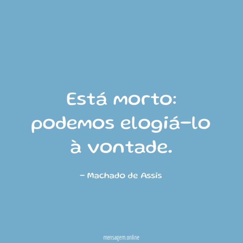Está morto