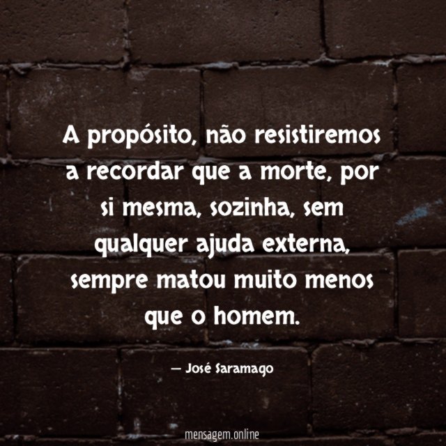 A propósito