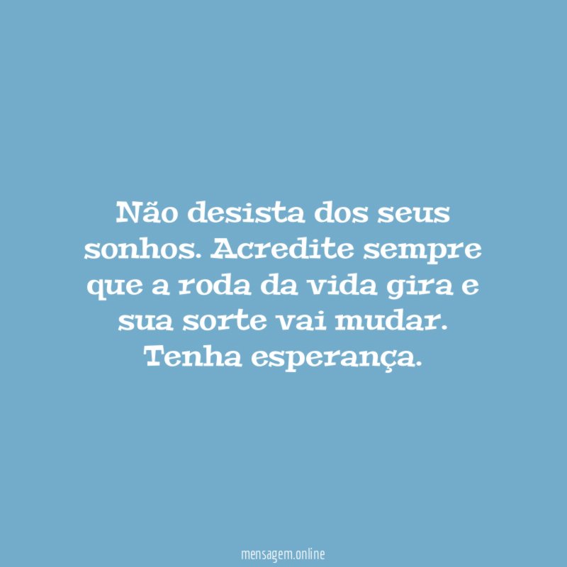 Sonhe sempre