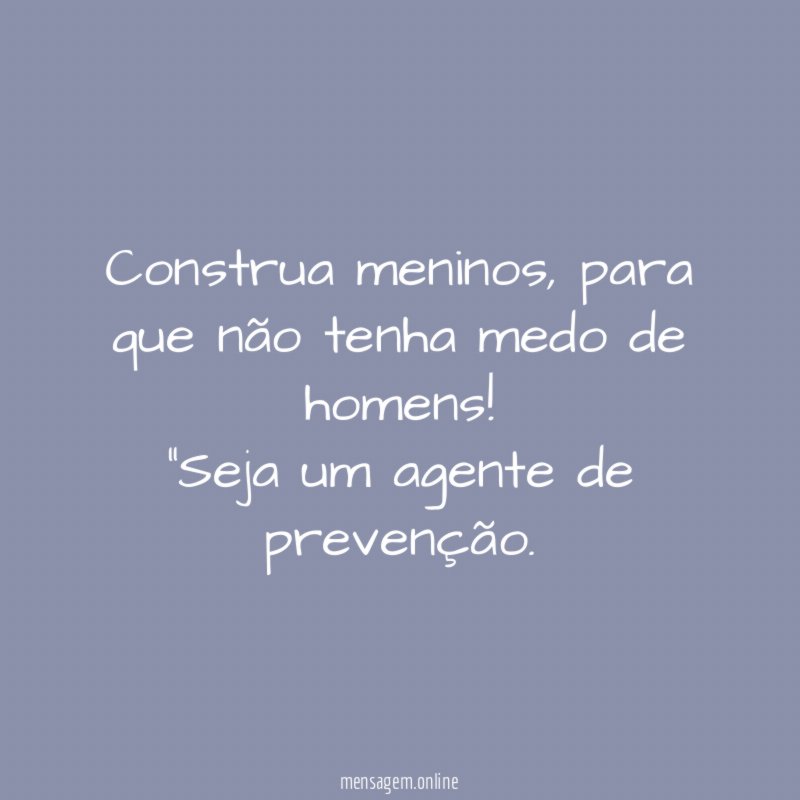 Construa meninos