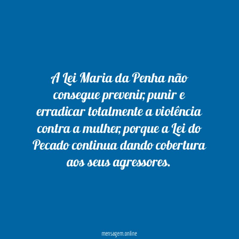 A Lei Maria da Penha não consegue prevenir