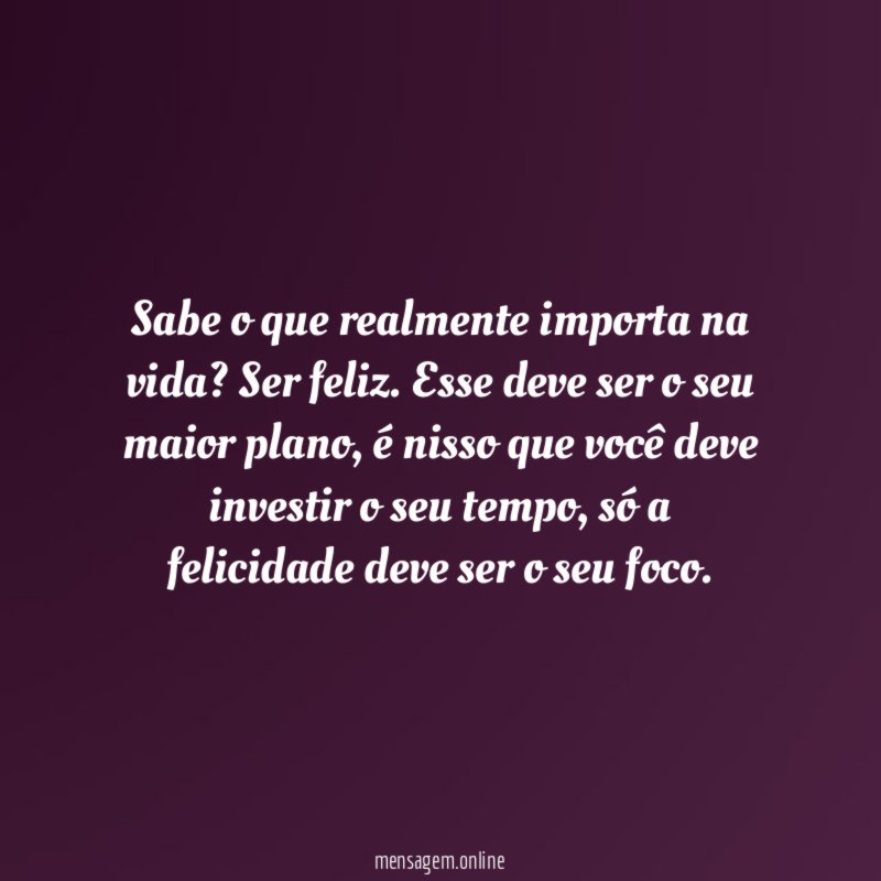 Felicidade
