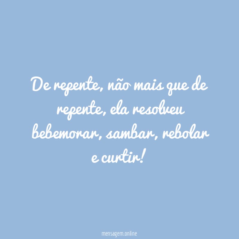De repente