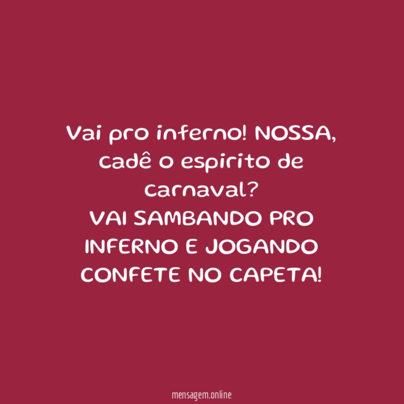 Vai pro inferno