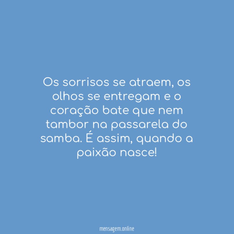 Os sorrisos se atraem