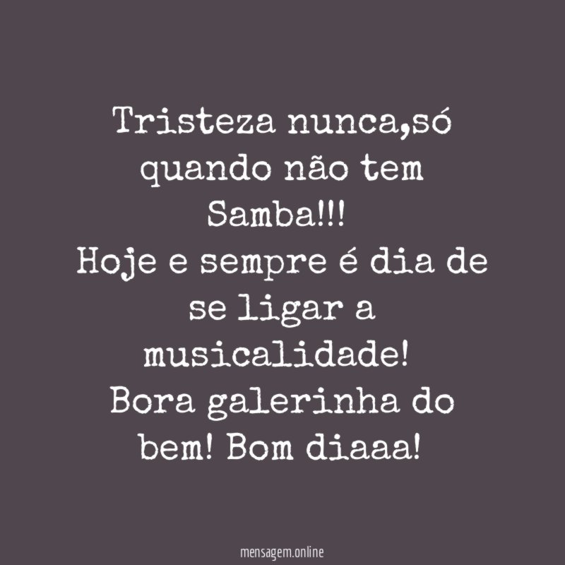 Tristeza nunca