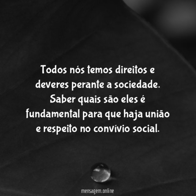Entender sobre os direitos