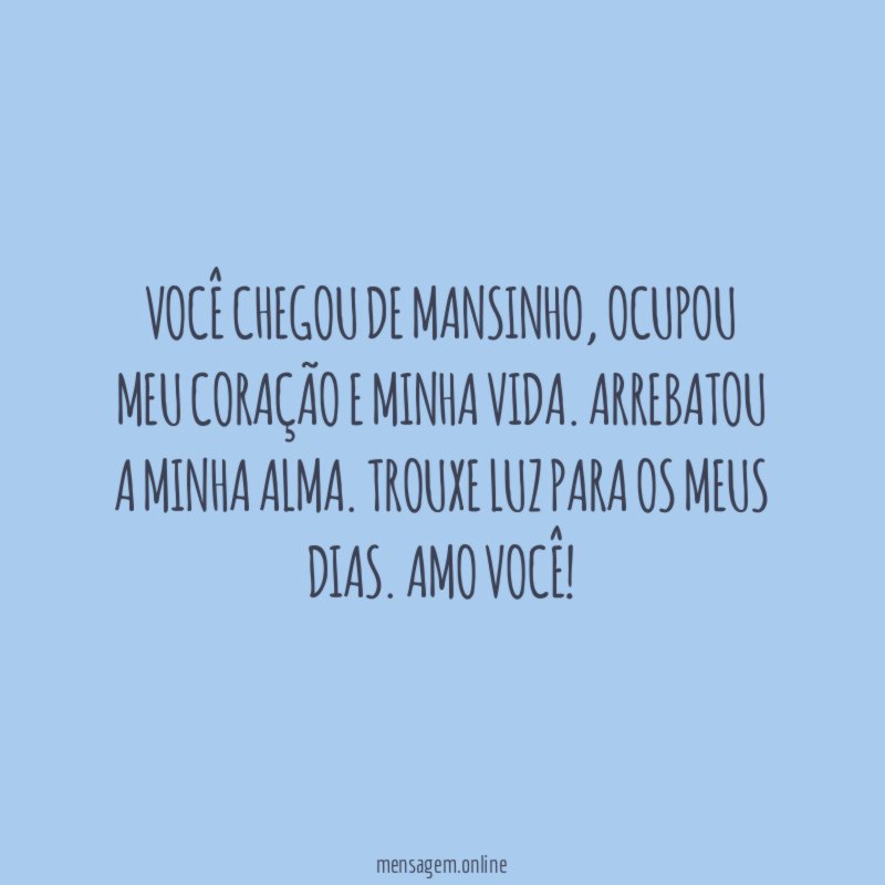Tudo mudou