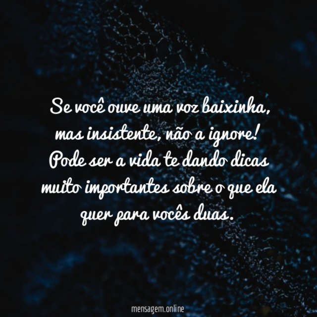 Psiu, escuta!