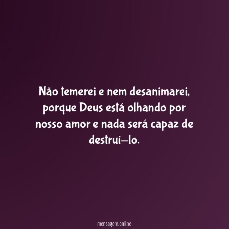 Sob sua fortaleza