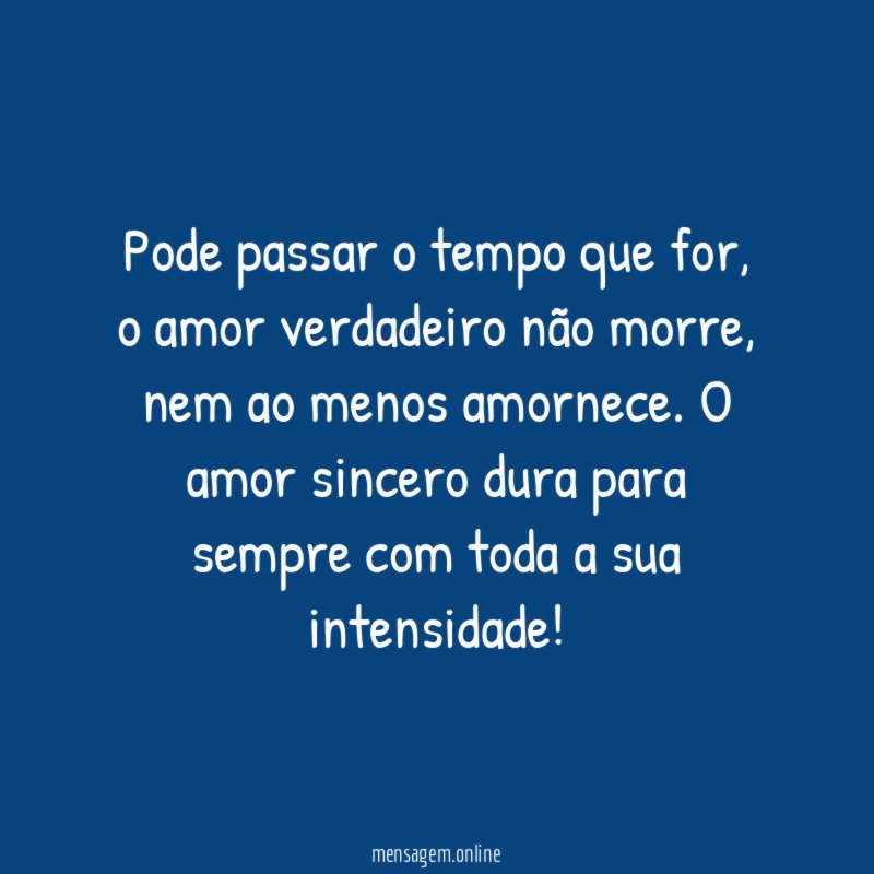 Pode passar o tempo