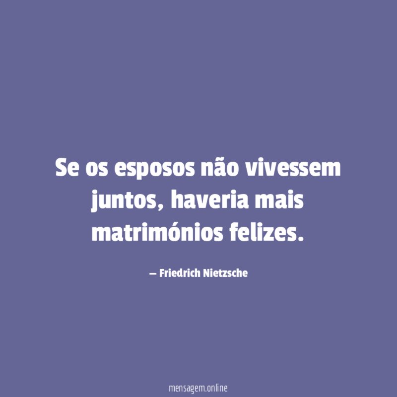 Se os esposos não vivessem juntos