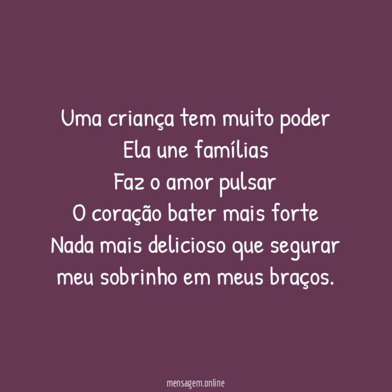 Que bela chegada