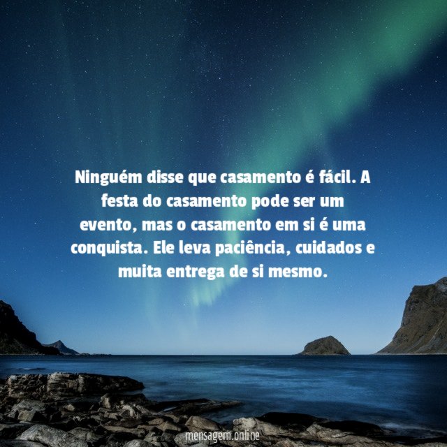 Ninguém disse que casamento é fácil