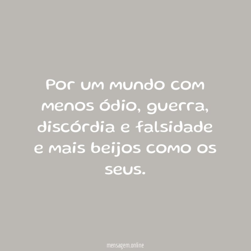 Seu beijo é um templo