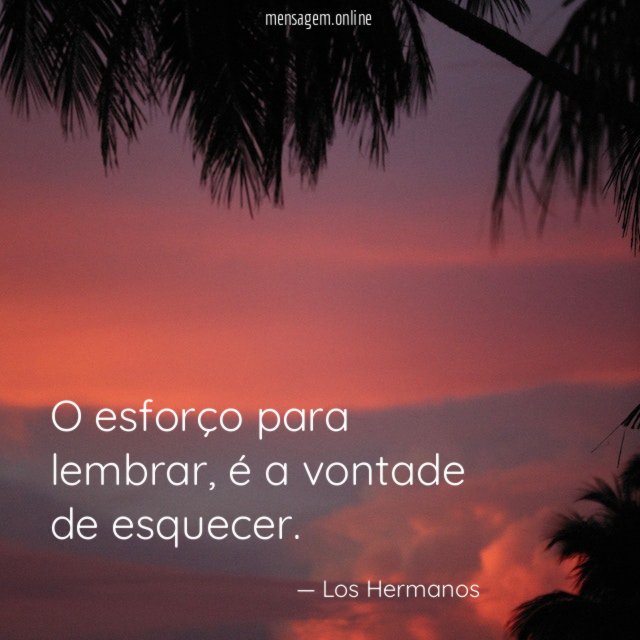 O esforço para lembrar
