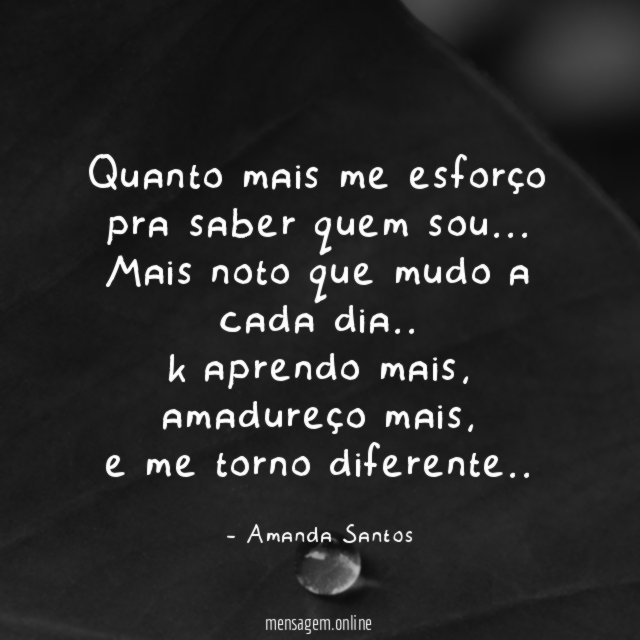 Quanto mais me esforço pra saber quem sou