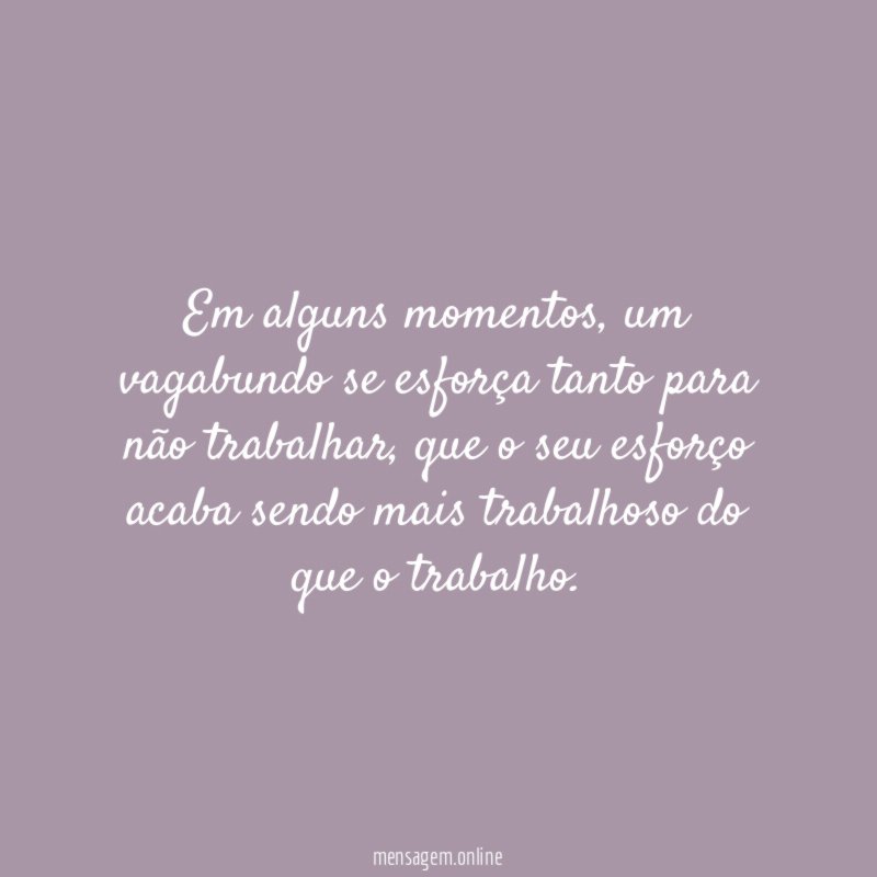 Em alguns momentos