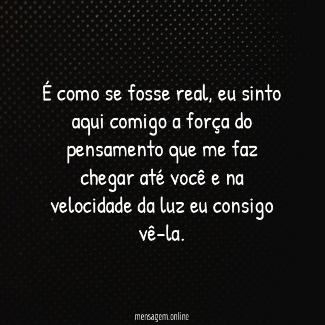 Eu sinto você aqui