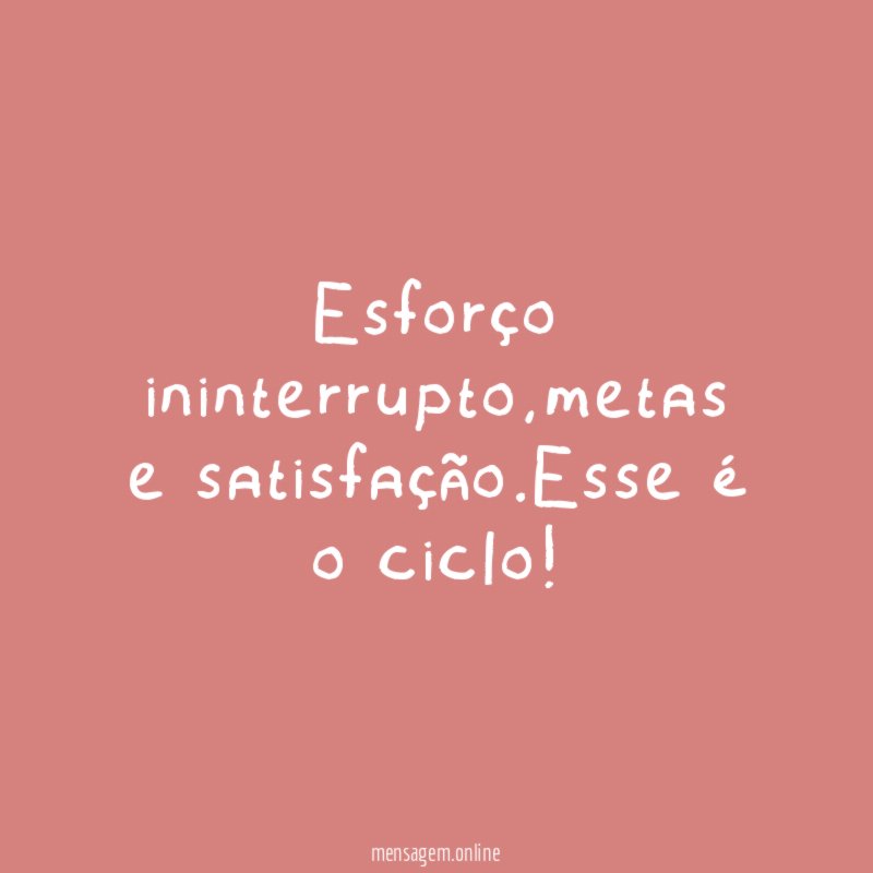 Esforço ininterrupto