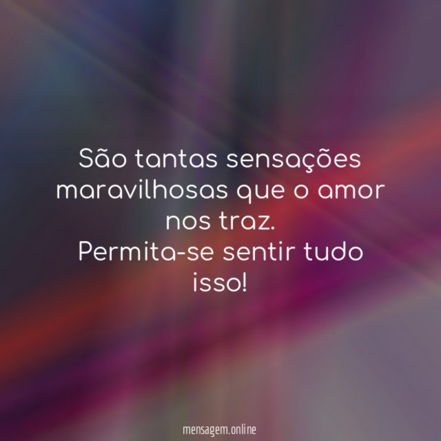 É sensação