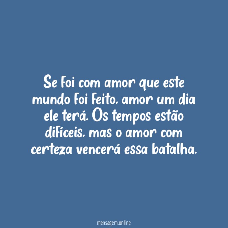 A força do amor