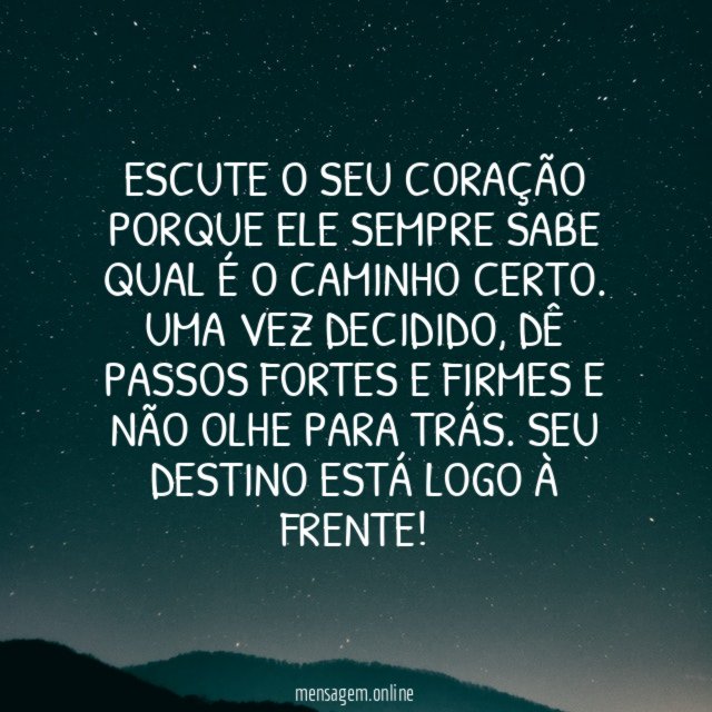 Vá em frente