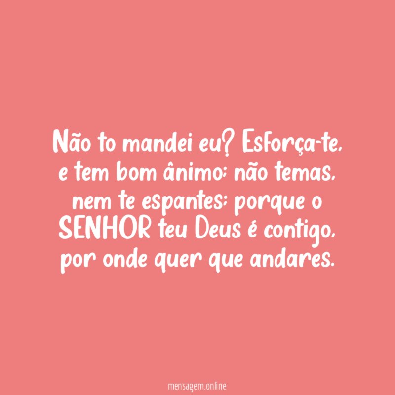 Não to mandei eu